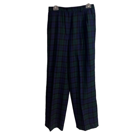 Pendleton- Blue and green plaid pants - Picture 1 of 8